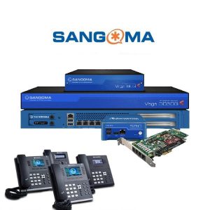 ระบบโทรศัพท์ Sangoma และอุปกรณ์